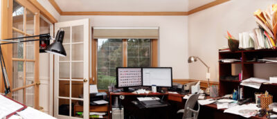 Büro im Homeoffice.