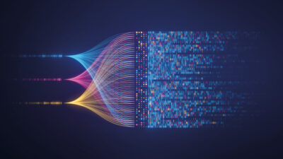 Illustration einer Big Data Technologie.