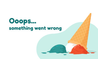 Illustration mit dem Text: Oosps... something went wrong